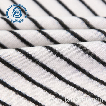 High quality cotton stripe textile custom fabric